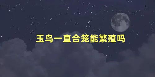 玉鸟一直合笼能繁殖吗